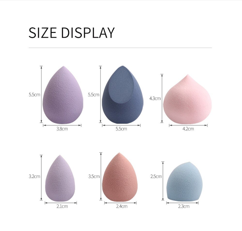 Makeup Sponge 5 Pcs Set