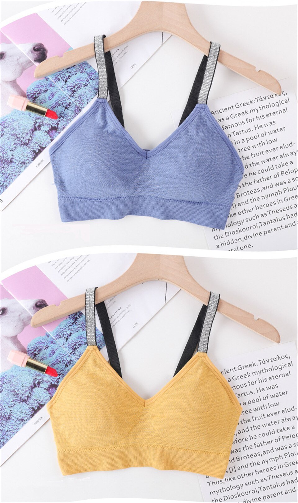 Quick Dry Padded Seamless Sport Bra for Women