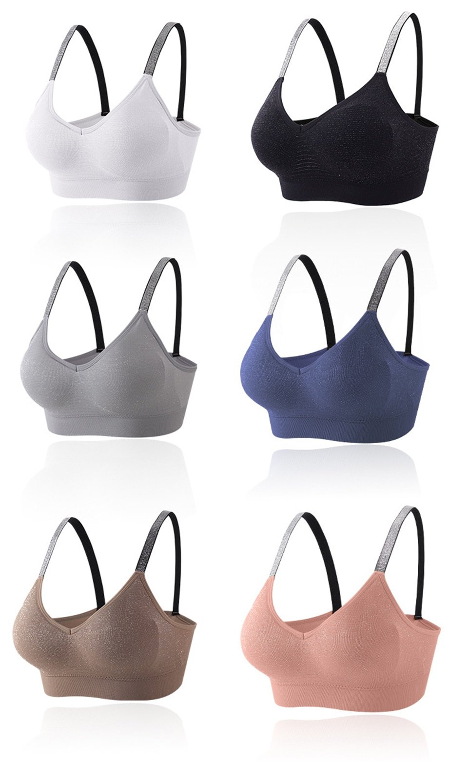 Quick Dry Padded Seamless Sport Bra for Women