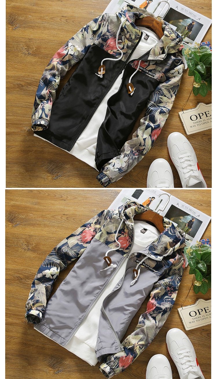 Women's Sport Hooded Windproof Jackets