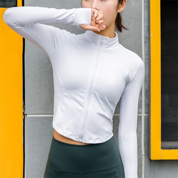 Women's Short Sport Long Sleeve Jacket