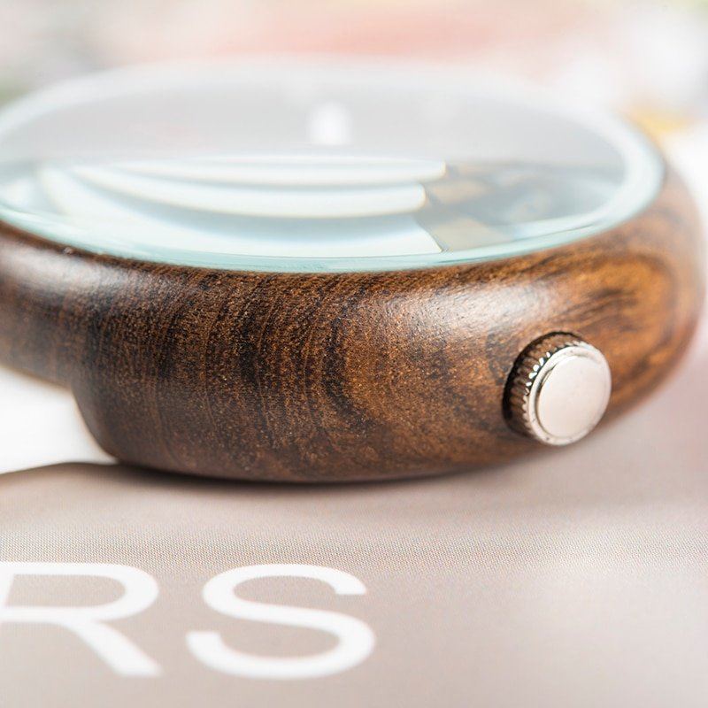 Women's Wooden Dial Sports Watch with Silicone Strap