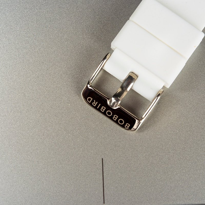 Women's Wooden Dial Sports Watch with Silicone Strap