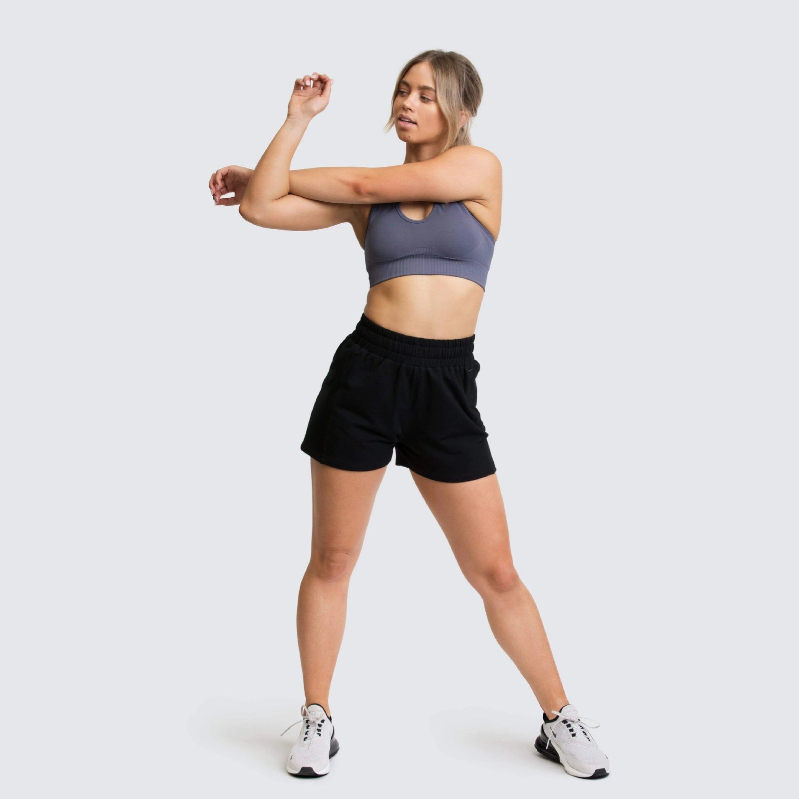 Women's Sports Mini Shorts with Pocket