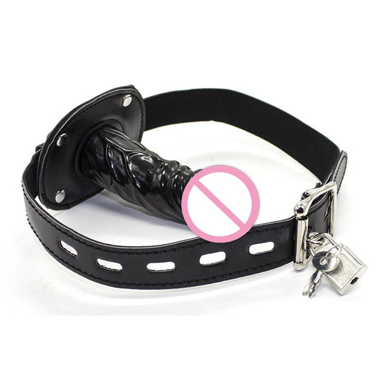 Silicone Dildo in Black and Pink