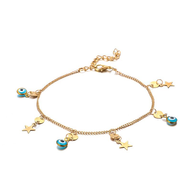 Star Charm Anklets for Ladies