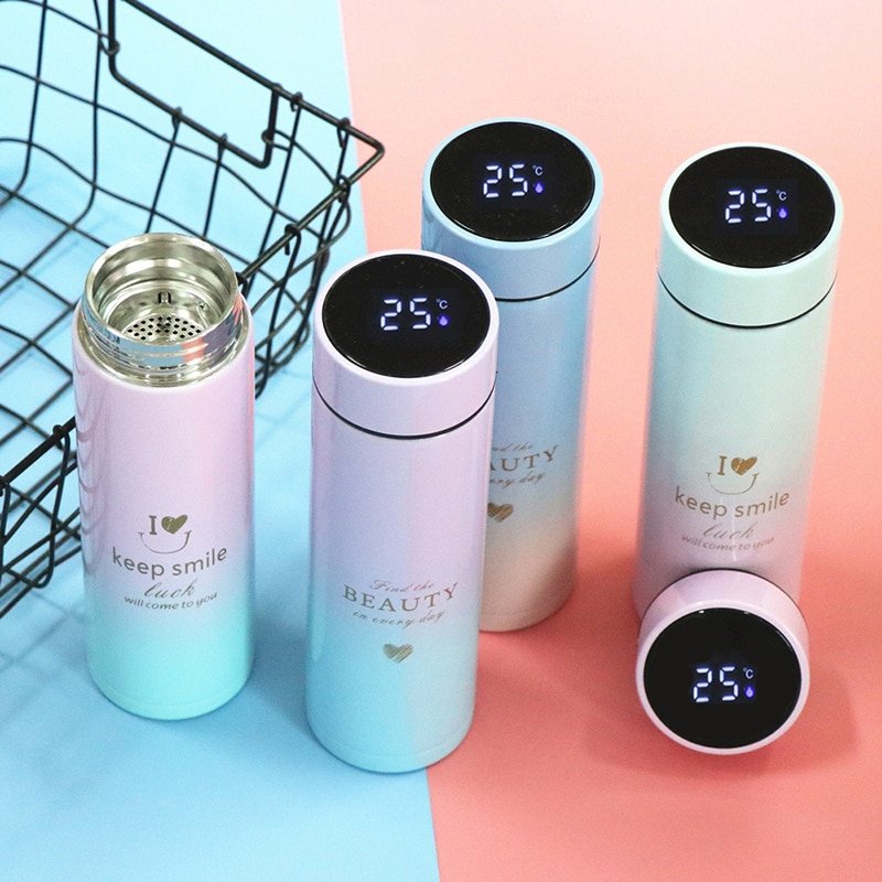 Smart Thermal Water Bottle with Digital Temperature Display
