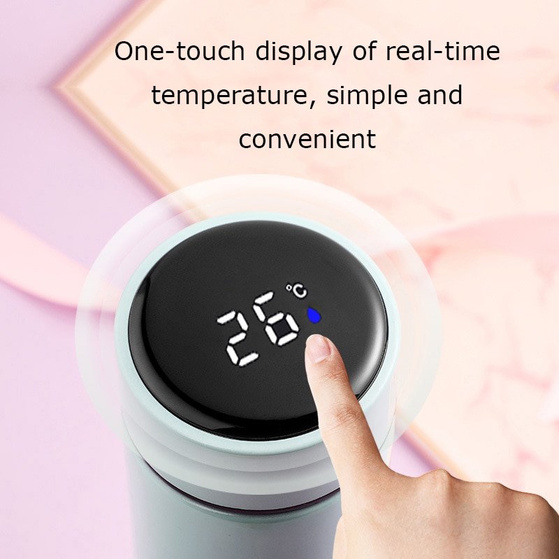 Smart Thermal Water Bottle with Digital Temperature Display