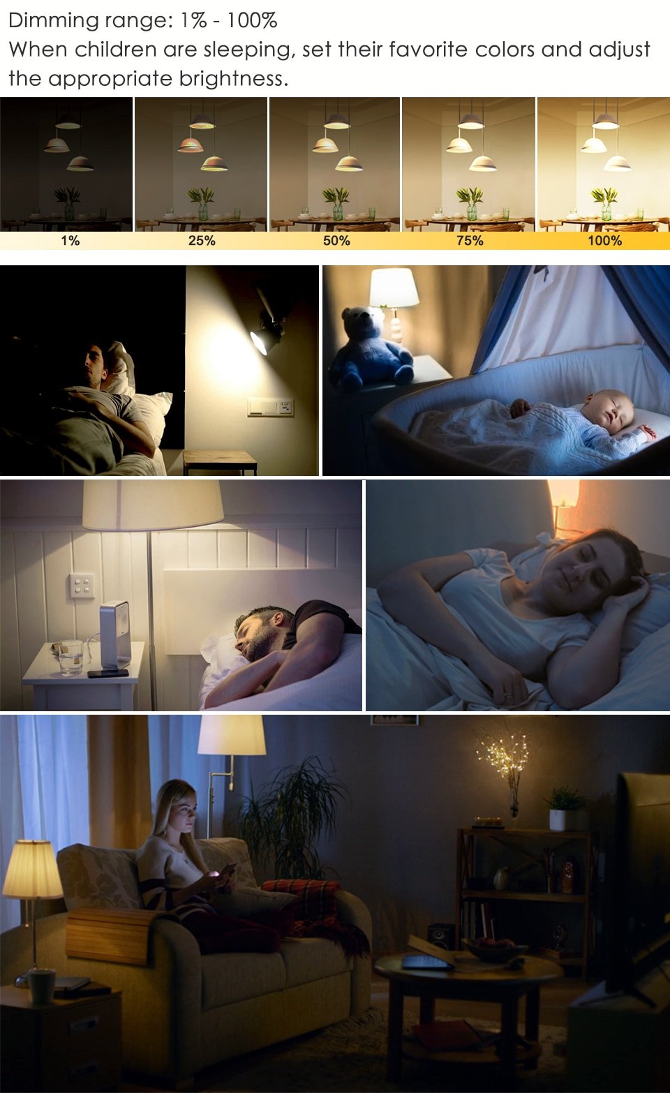 Wireless Smart RGB Light Bulb