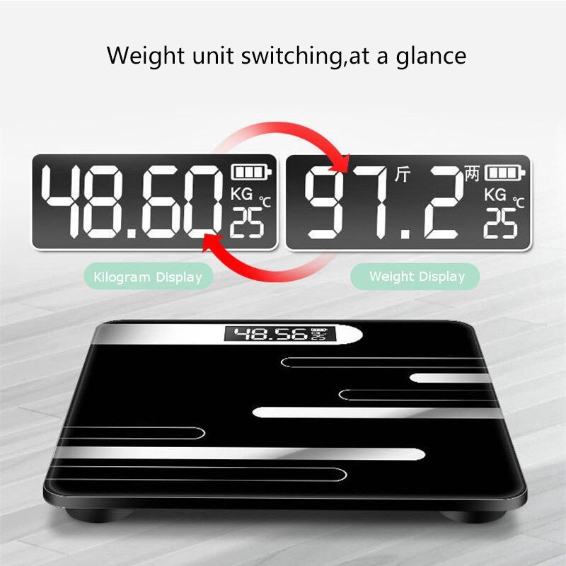 LCD Display Smart Bathroom Scale