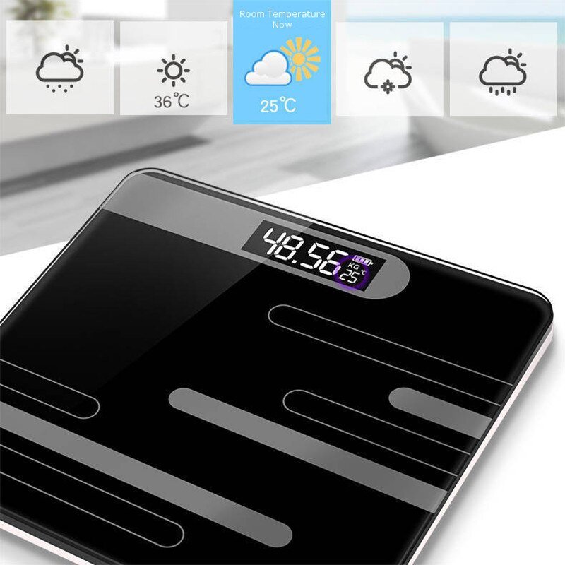 LCD Display Smart Bathroom Scale