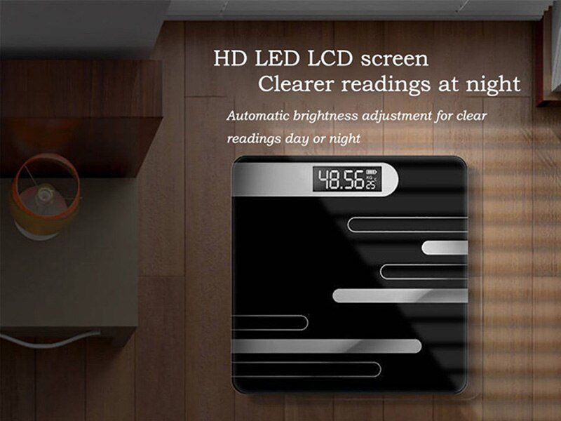 LCD Display Smart Bathroom Scale
