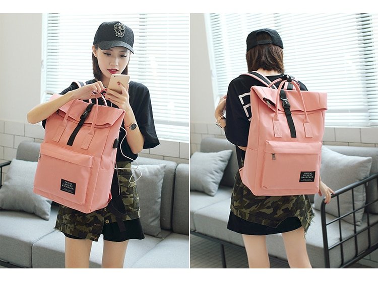Women's Smart&nbsp;Canvas Backpack