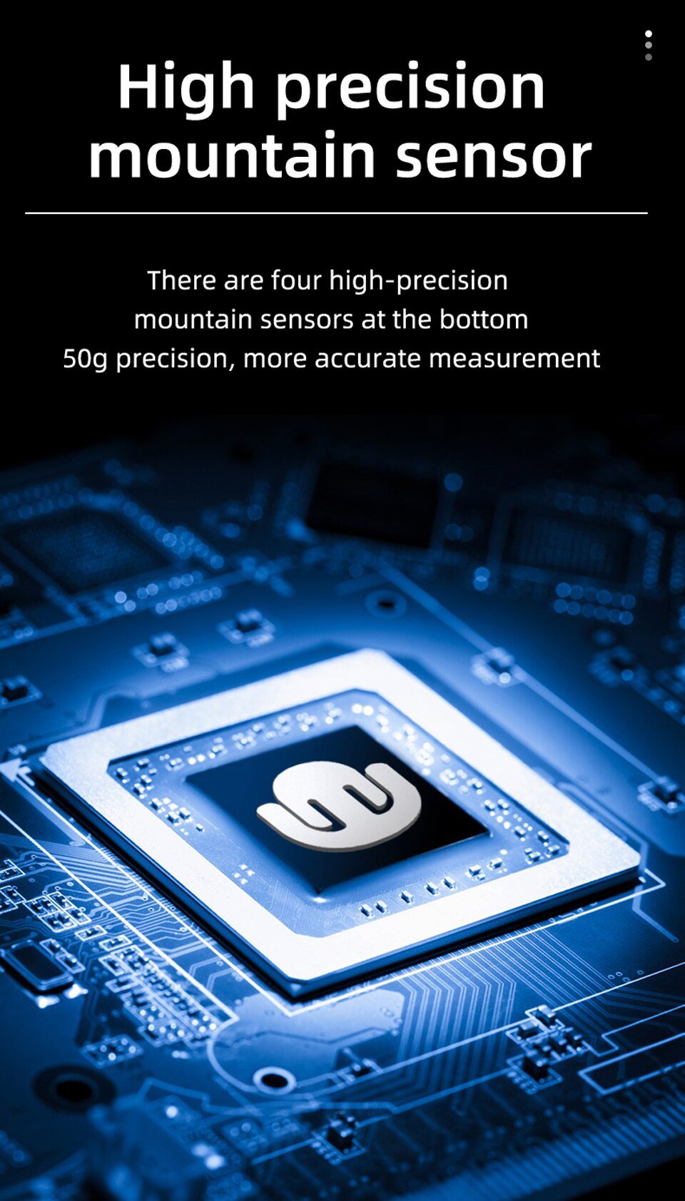 Portable Mirror Design Smart Bathroom Scale