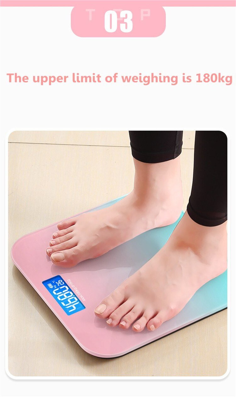 Gradient Color Smart Bathroom Scale