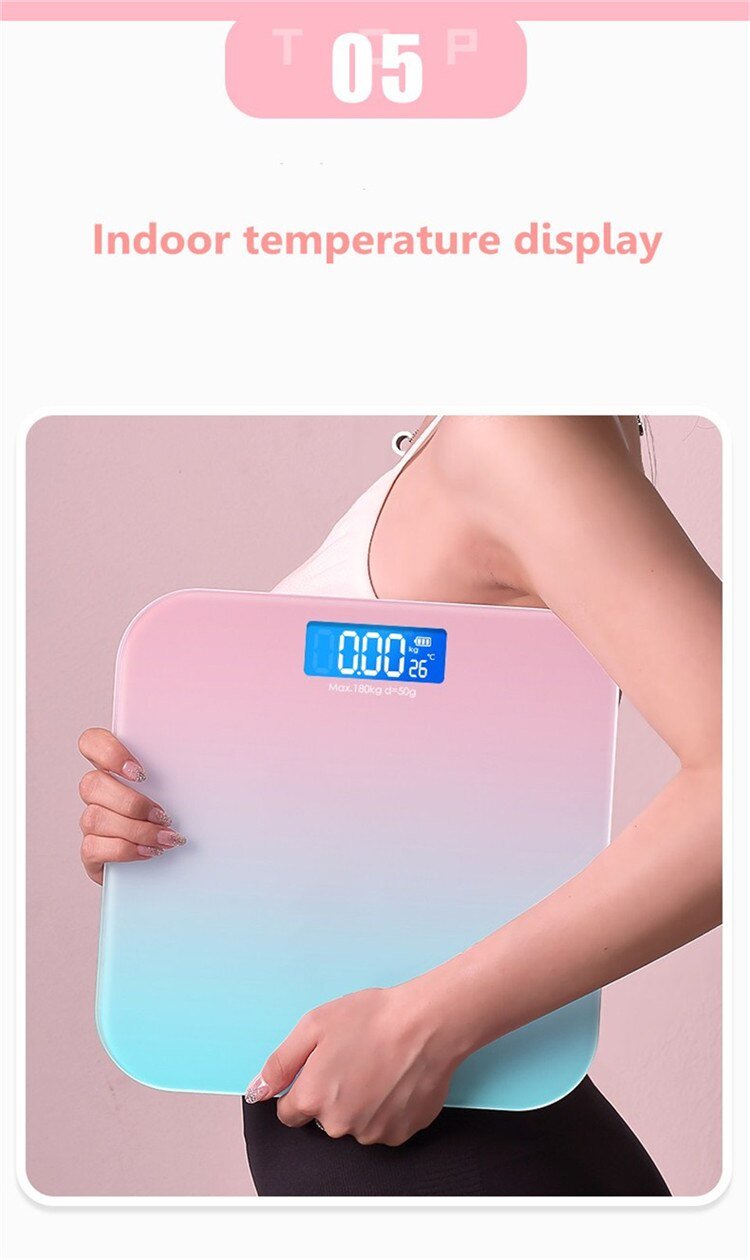 Gradient Color Smart Bathroom Scale