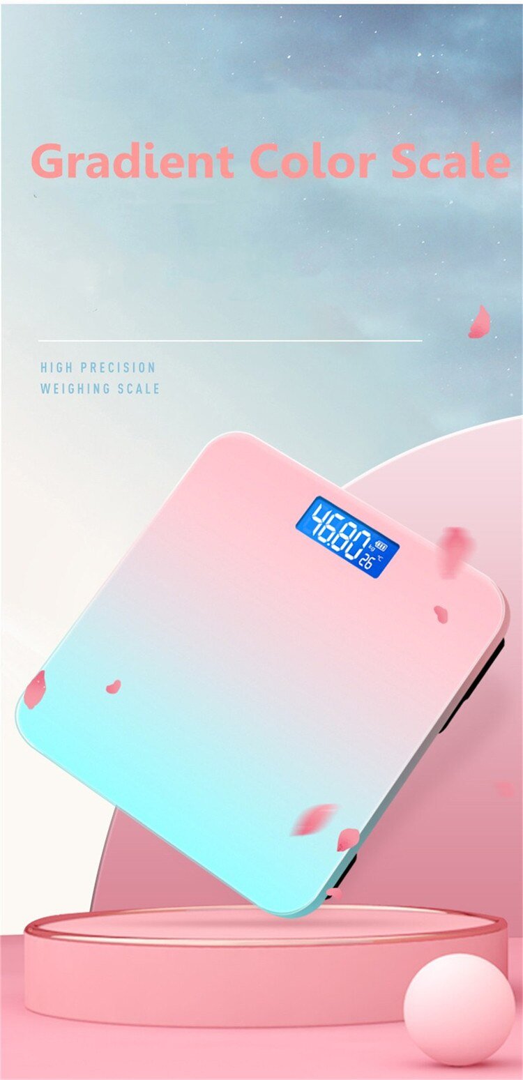 Gradient Color Smart Bathroom Scale