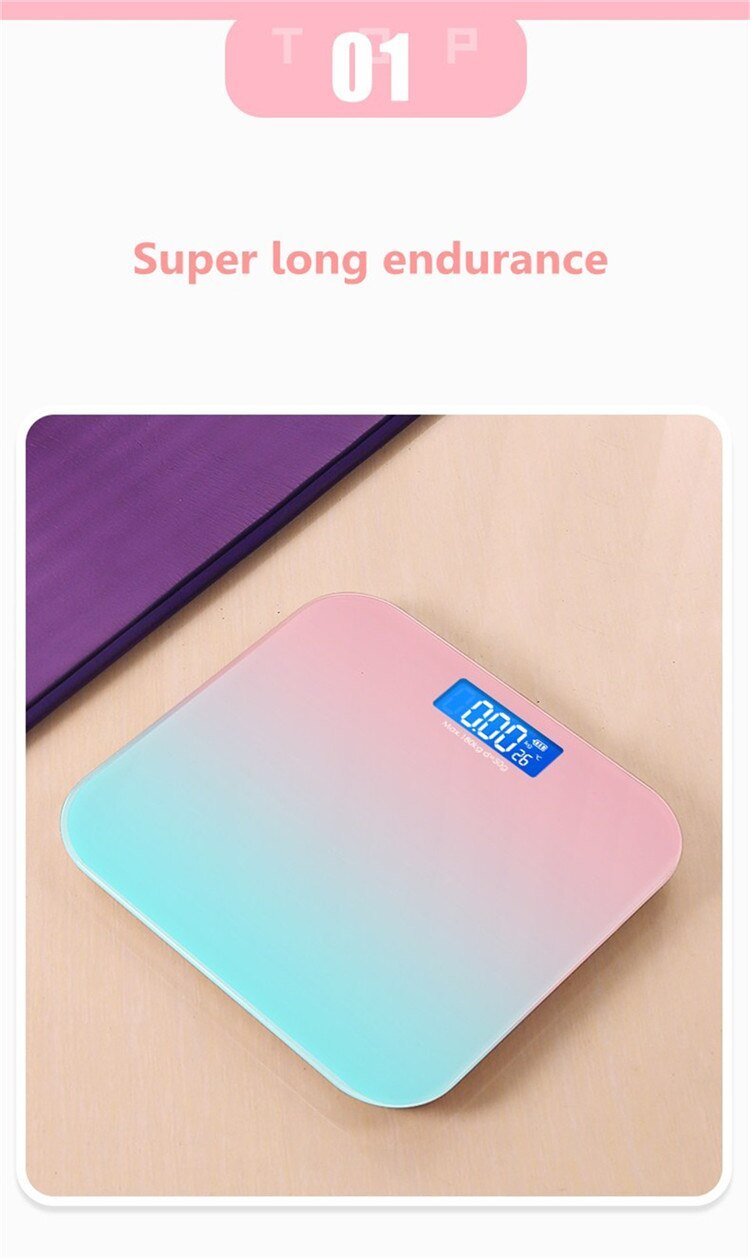 Gradient Color Smart Bathroom Scale