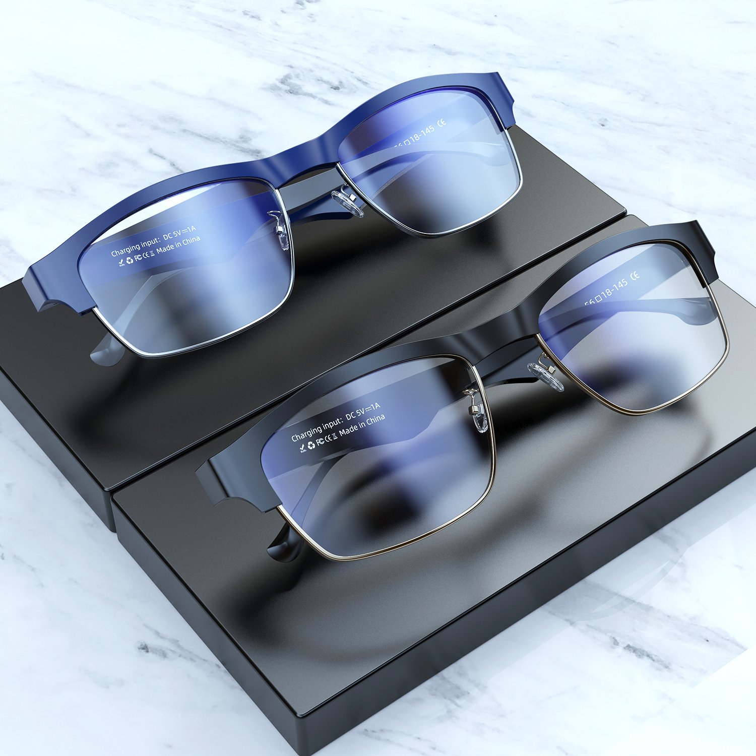 Waterproof Bluetooth Smart Anti-Blue Light Glasses