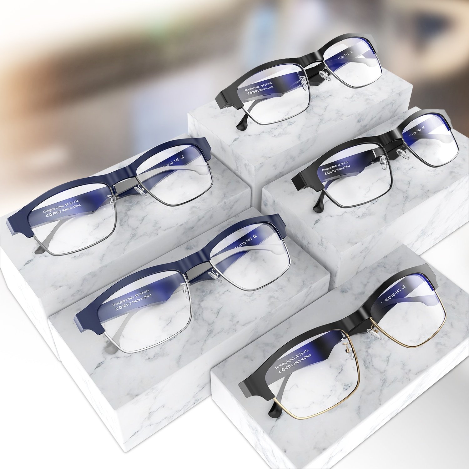 Waterproof Bluetooth Smart Anti-Blue Light Glasses