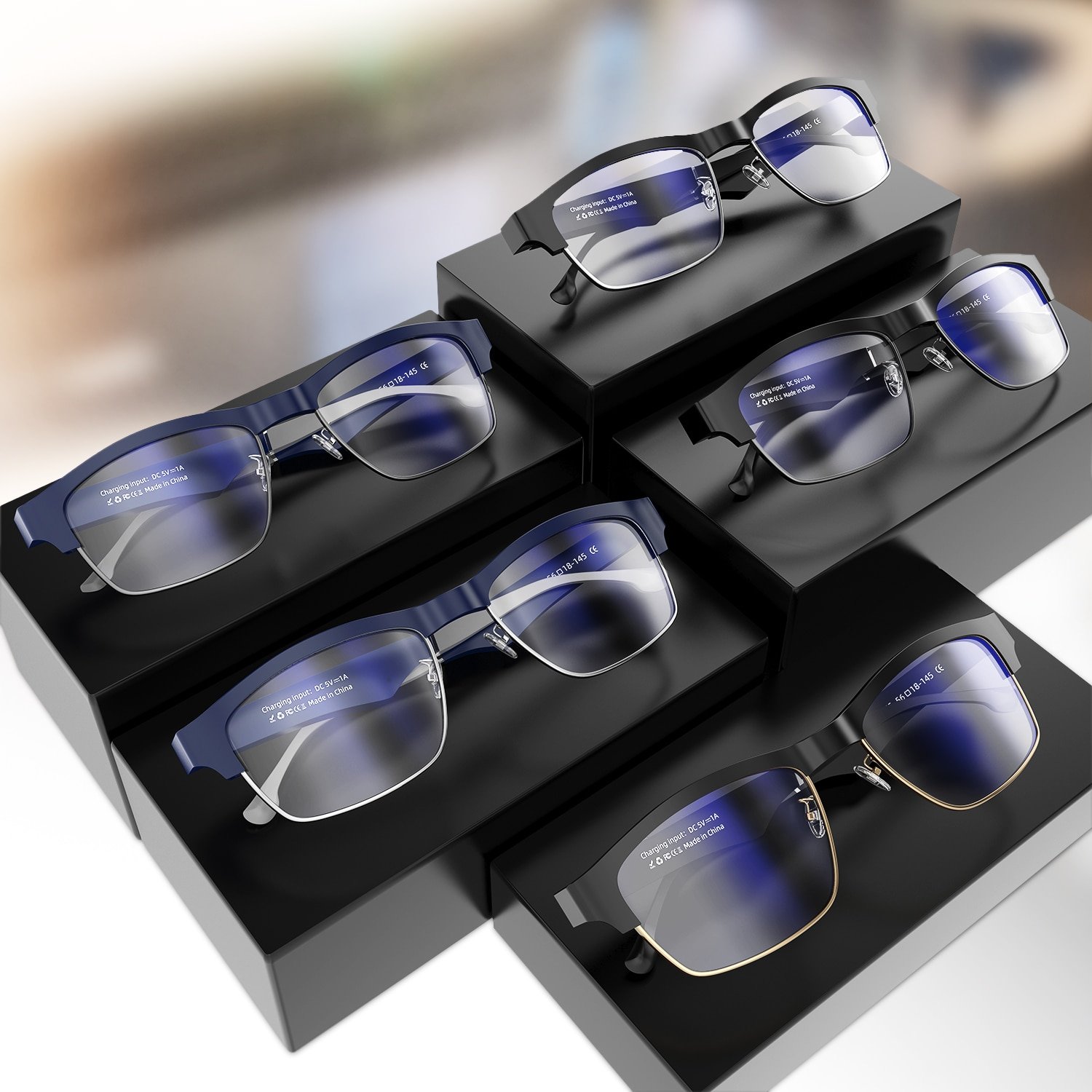 Waterproof Bluetooth Smart Anti-Blue Light Glasses