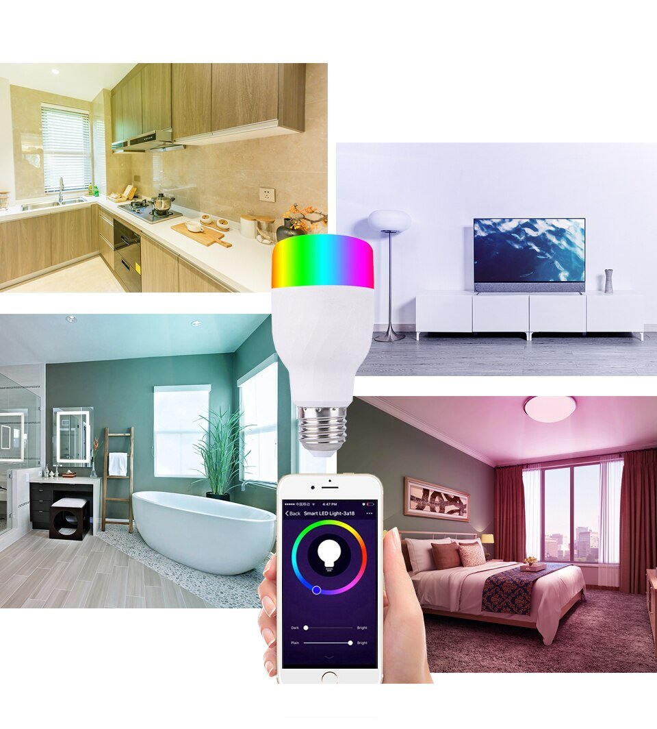 Wi-Fi Colorful Smart Light Bulb