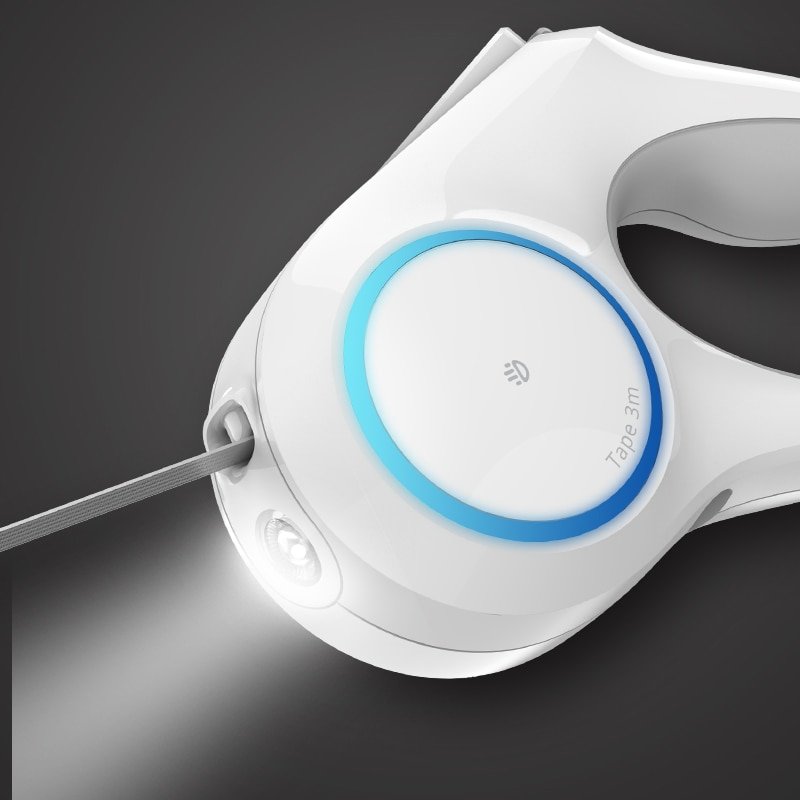 Smart Retractable Leash with Light