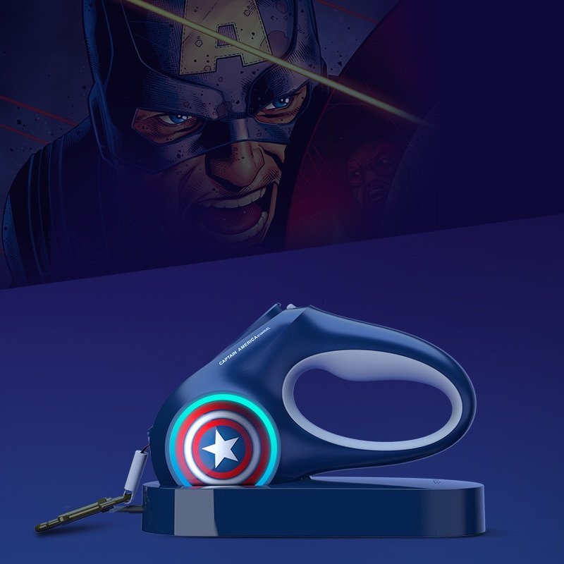 Smart Retractable Leash with Light