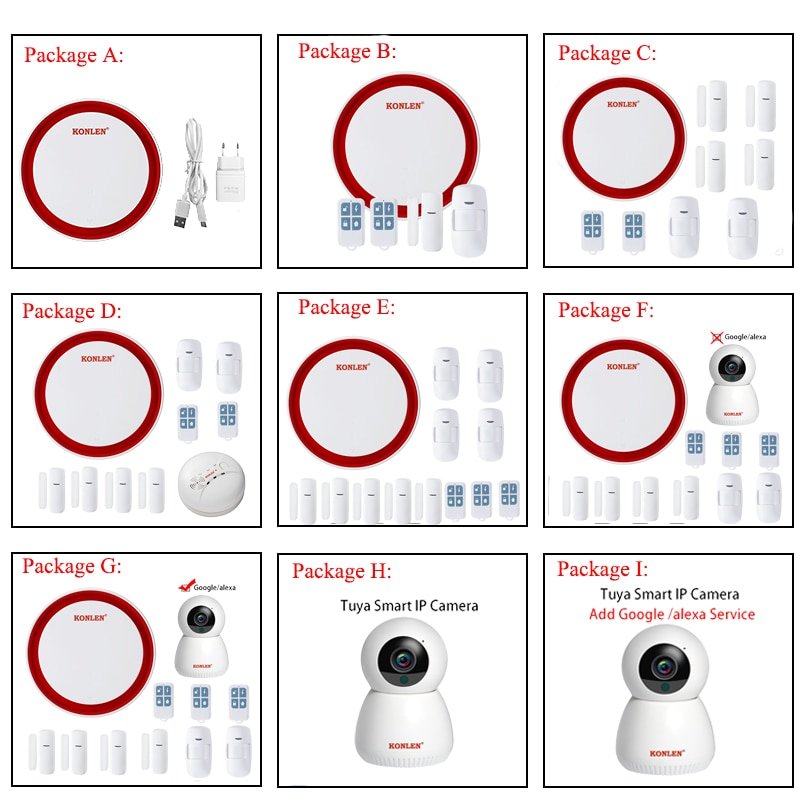 Smart GSM WIFI Alarm Siren System