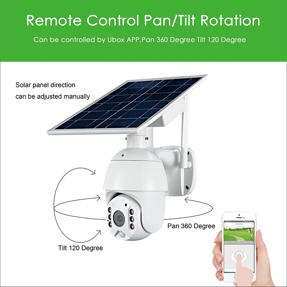Solar Panel Smart Outdoor Camera