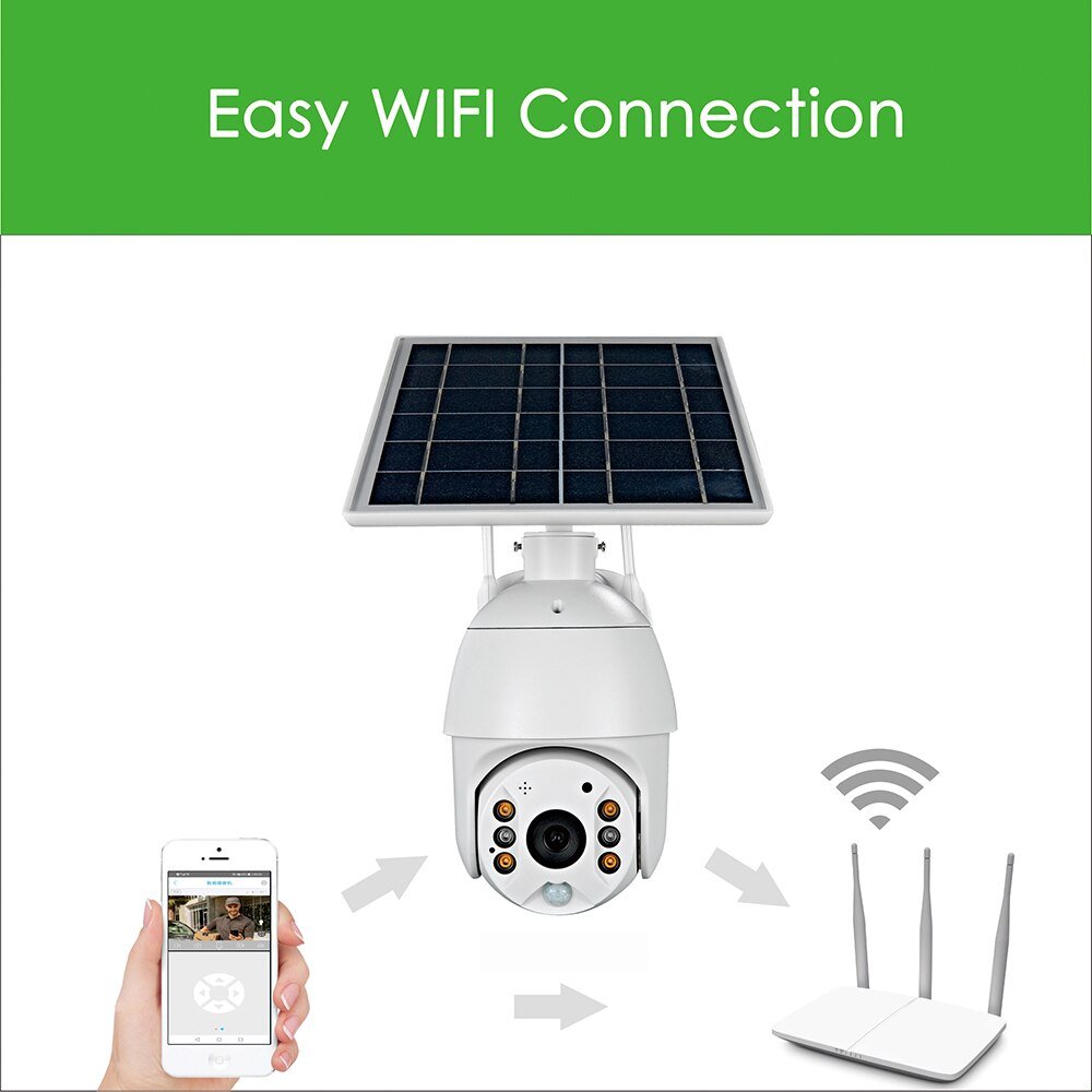 Solar Panel Smart Outdoor Camera