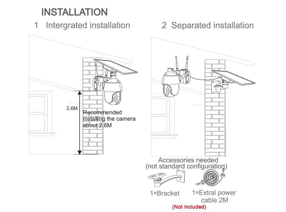 Solar Panel Smart Outdoor Camera